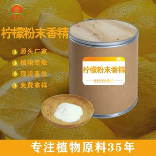 国光厂家供应柠檬粉末香精水溶性原料烘焙甜点食物增香添味
