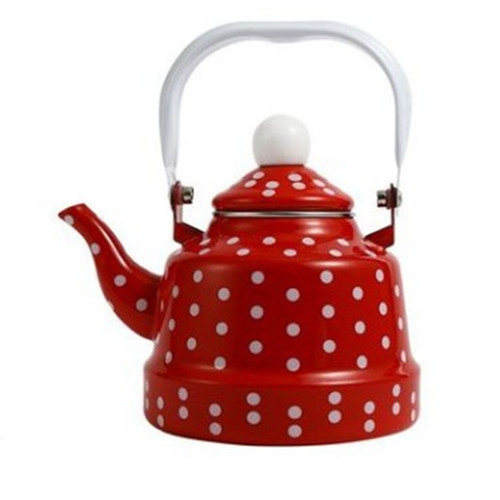 Product: Enamel Tea Kettle, Ancient Clock Teapot, Household Chinese Mini Electric Kettle, Porcelain Electric Stove Gas Stove Compatible