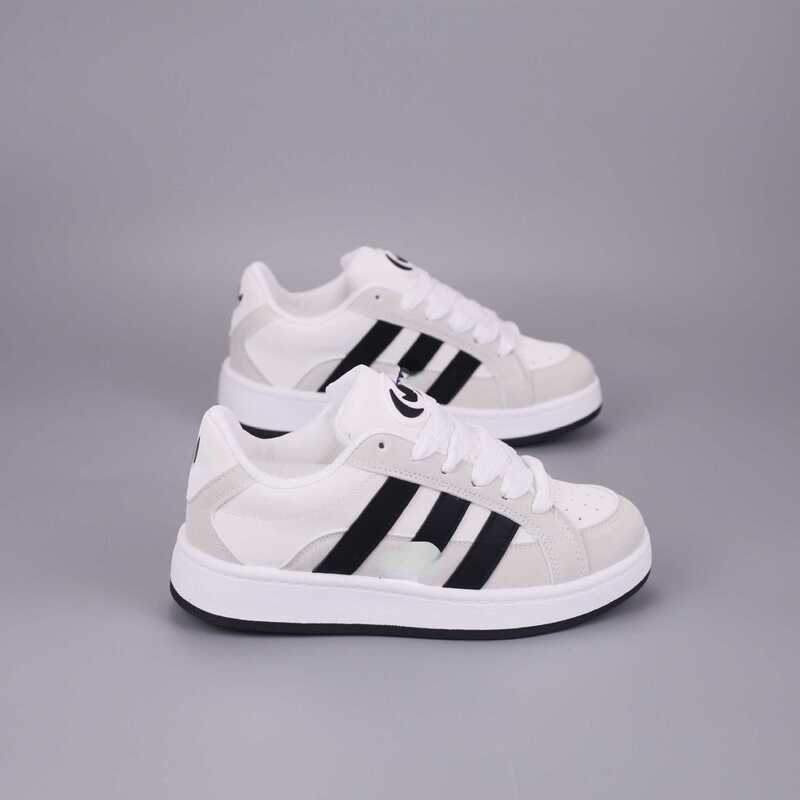 Popular Versatile Breathable White Shoes for Women, Casual Sneakers, Flats, 2025 New Bread Shoes, Sports Trendy Men's Shoes