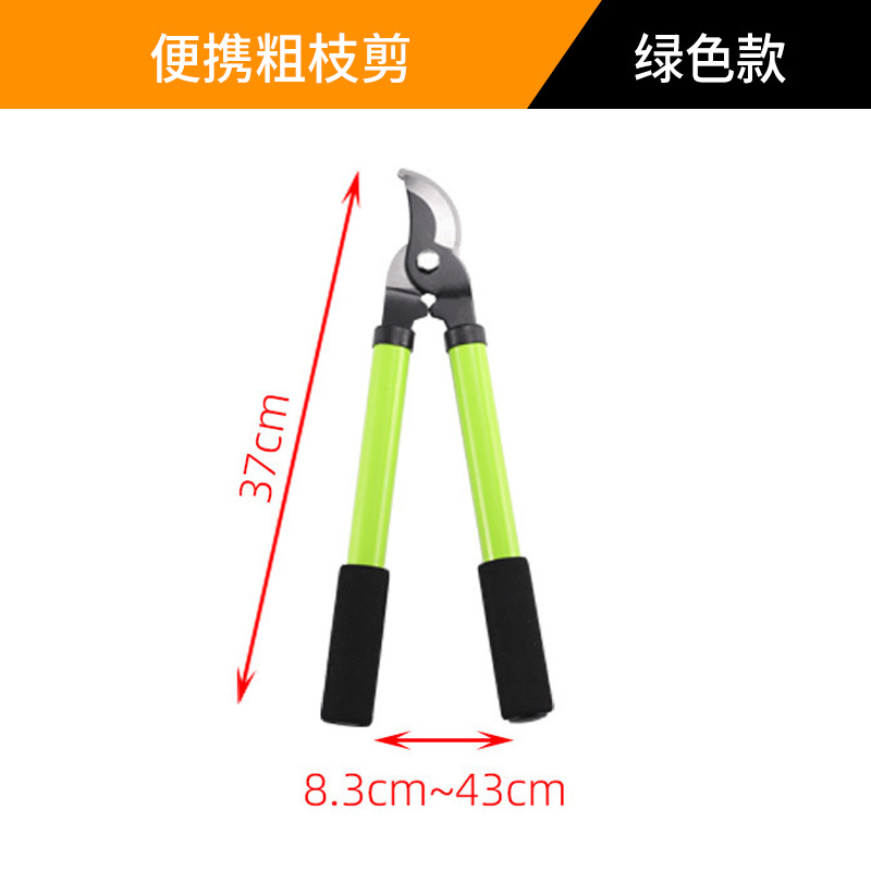 정원 도구 가위 - 두꺼운 가지 가위 녹색