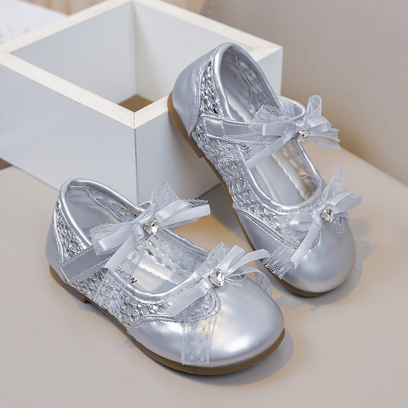 Zapatos casuales de moda para niñas versátiles 2026 verano nuevos zapatos casuales transpirables para niños zapatos de arco Lefour
