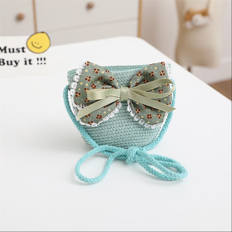 Girl's Sweet Bow Knot Straw Hat display picture 5