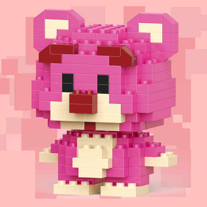 Compatible con bloques de construcción de Lego, huevos, dibujos animados, muñecas de animales, juguetes de ensamblaje de rompecabezas para niños, puestos transfronterizos al por mayor