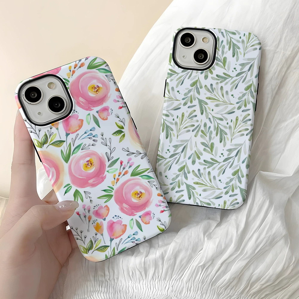 Чехол для телефона Apple, iPhone16, брендовый защитный чехол, простой и элегантный дизайн, цветочный, 16промакс, (跨-border торговля)