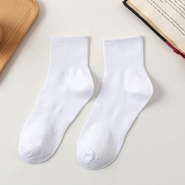 White, mid-length