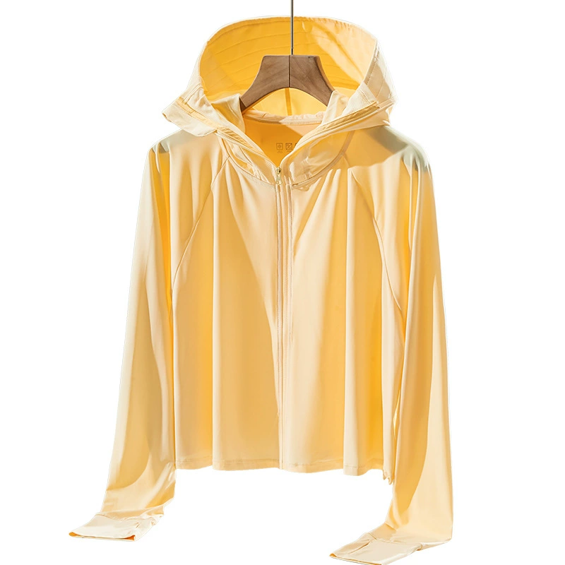 Сертифицированная Silk одежда для защиты от солнца, плащ-тренч, мантия, дышащая ультралегкая ветровка, защита UV