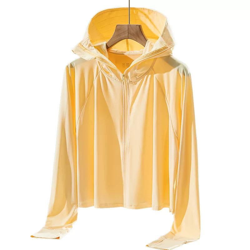 Сертифицированная Silk одежда для защиты от солнца, плащ-тренч, мантия, дышащая ультралегкая ветровка, защита UV
