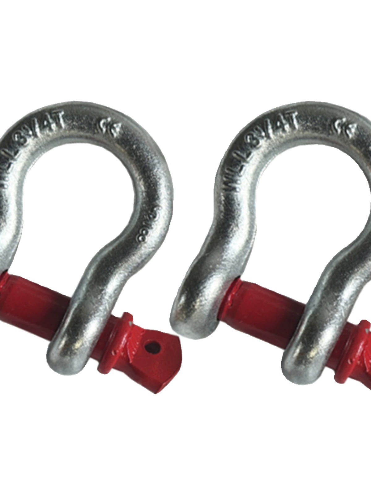 American bow shackle, D-shaped shackle, national standard lifting shackle, high-strength marine U-shaped shackle, hook, horseshoe array fruit