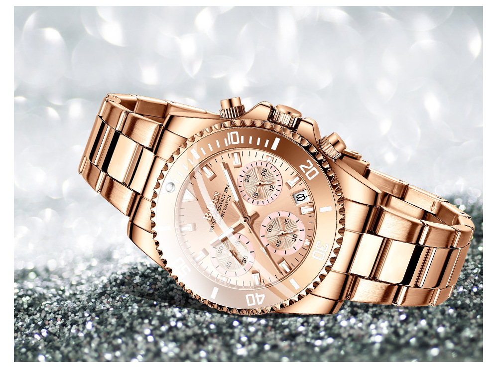 Waterproof Luminous Quartz Watch For Women Stylish Analog Timepiece_voghion.com