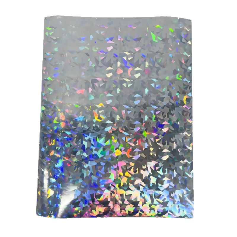 Голографическая радуга водостойкая наклейка, лазерная печать, 21.6 × 28 см (11 дюймов)