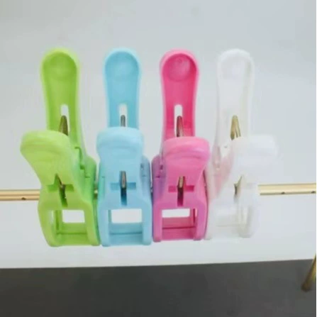 Пластиковый ветрозащитный зажим хлопковый стеганый крепкий большой зажим для одежды ветрозащитный зажим большой многофункциональный зажим для сушки цветной зажим