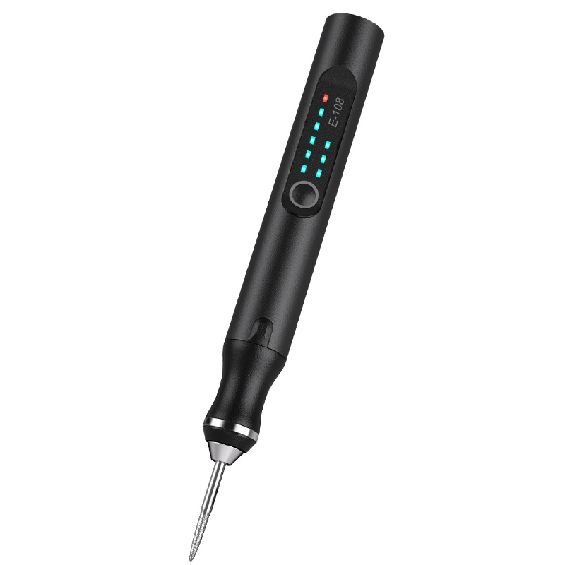 Mini Esmeril Eléctrico de Mano E108, Velocidad Variable, Recargable, para Grabado, Pulido y Manicura image 10