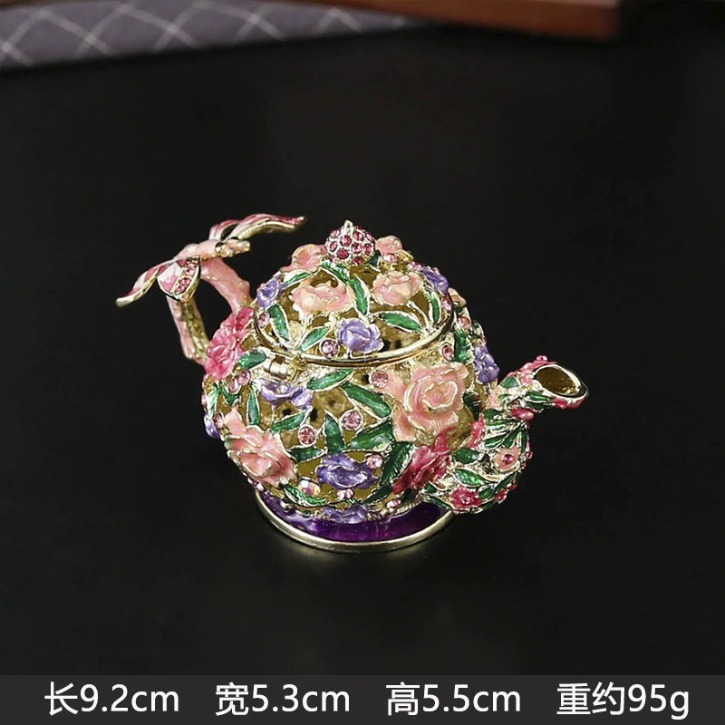 Teapot, storage system, metal enamel, storage box