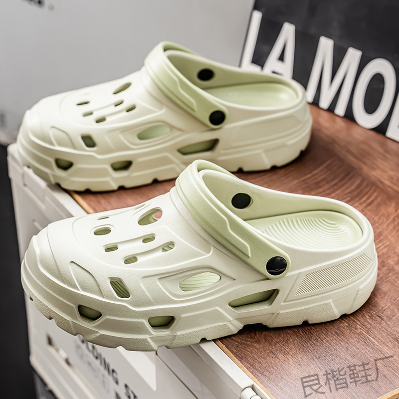 Jinjiang Factory Men's Clogs 2026 New Model for Outdoor Wear, Beach, Thick-Soled, Non-Slip, Closed-Toe, Thick-Soled, Mechanical Style Jinjiang Factory Men's Clogs 2026 New Model for Outdoor Wear, Beach, Thick-Soled, Non-Slip, Closed-Toe, Thick-Soled, Mechanical Style