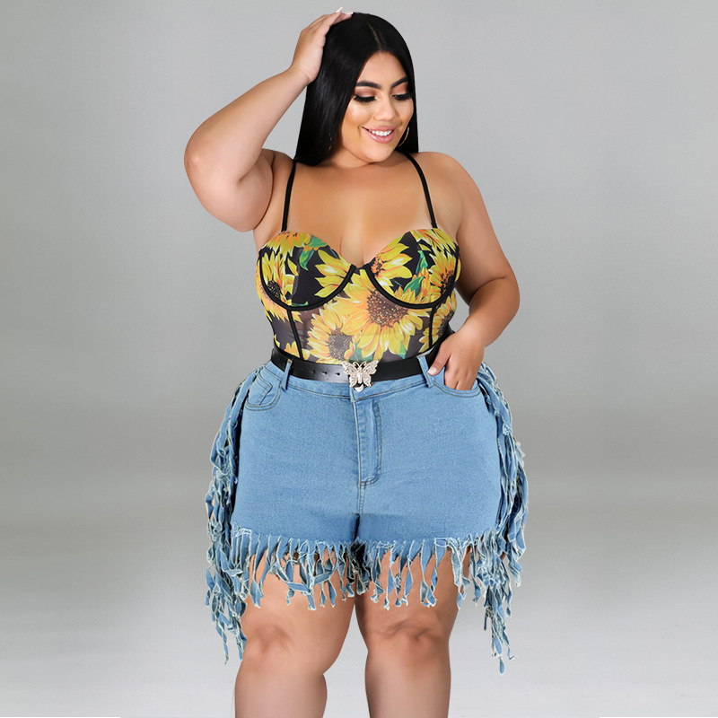 Women's Clothing Women's Sexy Tassel Denim Shorts Style Fashion For Formal & Casual For Women Sexy Tassel Denim Shorts_ecoleips.com
