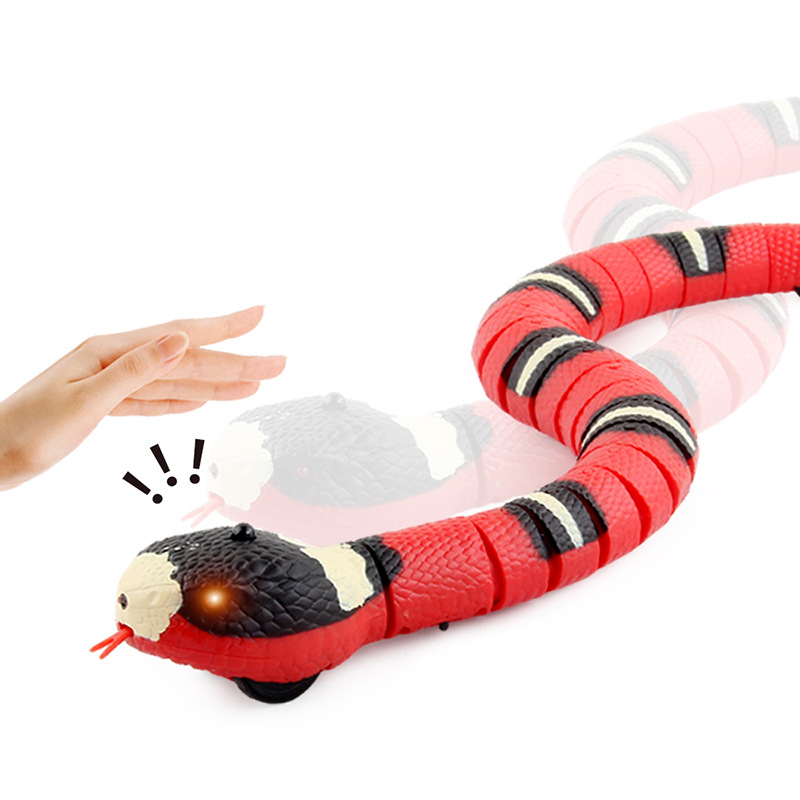 Serpiente de Juguete con Sensor Remoto Plástico Con Sensor Recargable para Bromas Infantil image 4