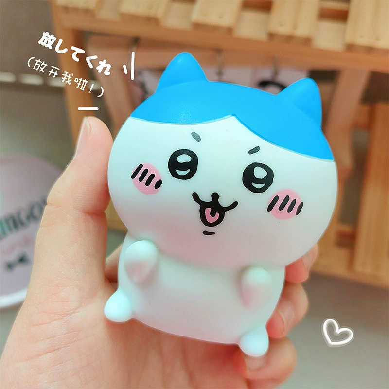 Ночник-игрушка Usachi Chiikawa, 10 см, мягкий светящийся силикон, на батарейках