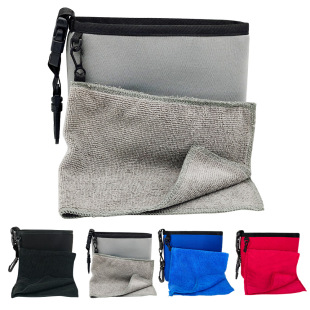 Golf Club Cleaning Bag Portable Golf Club Cleaning Bag Golf Ball Cleaning Bag