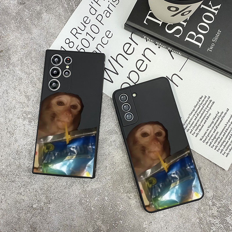 Monkey Suitable for Samsung Galaxy S25 Mobile Phone Case Samsung S24 Ultra New 56 Protective Cover Note20