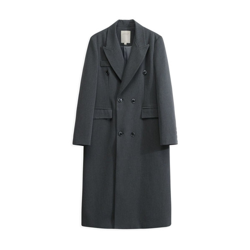 Khaki suit and windbreaker women's 2026 spring and autumn new style, small man, slimming and over the knee, medium and long temperament coat coat