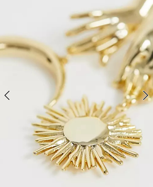 Daily, Shopping Occasion 1 Pair Retro Streetwear Geometric Moon Plating Alloy Drop Earrings