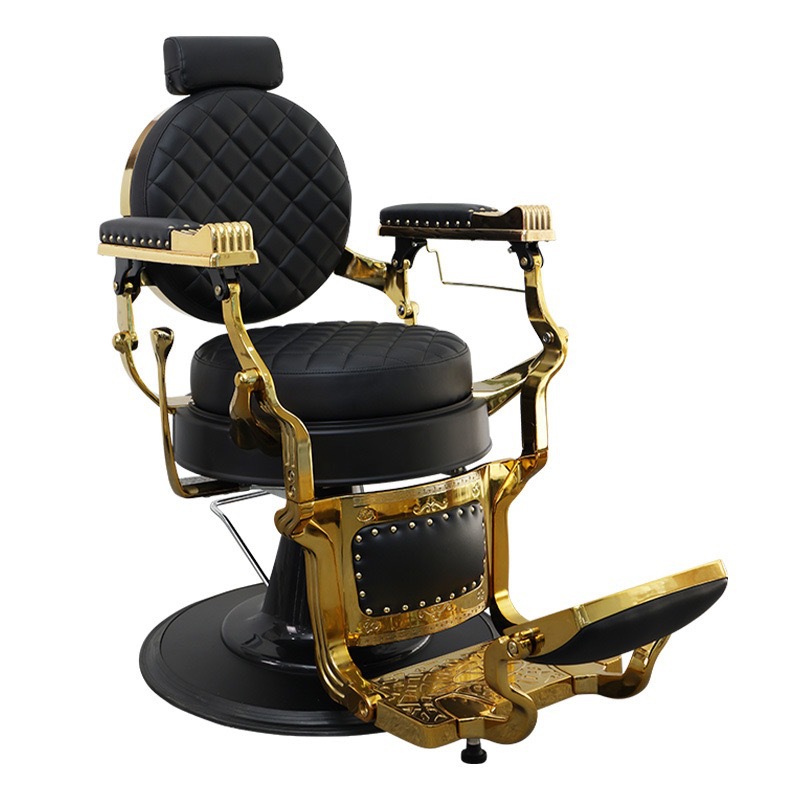 Silla de salón de alta calidad se puede elevar y bajar silla de peluquería retro silla de salón de peluquería
