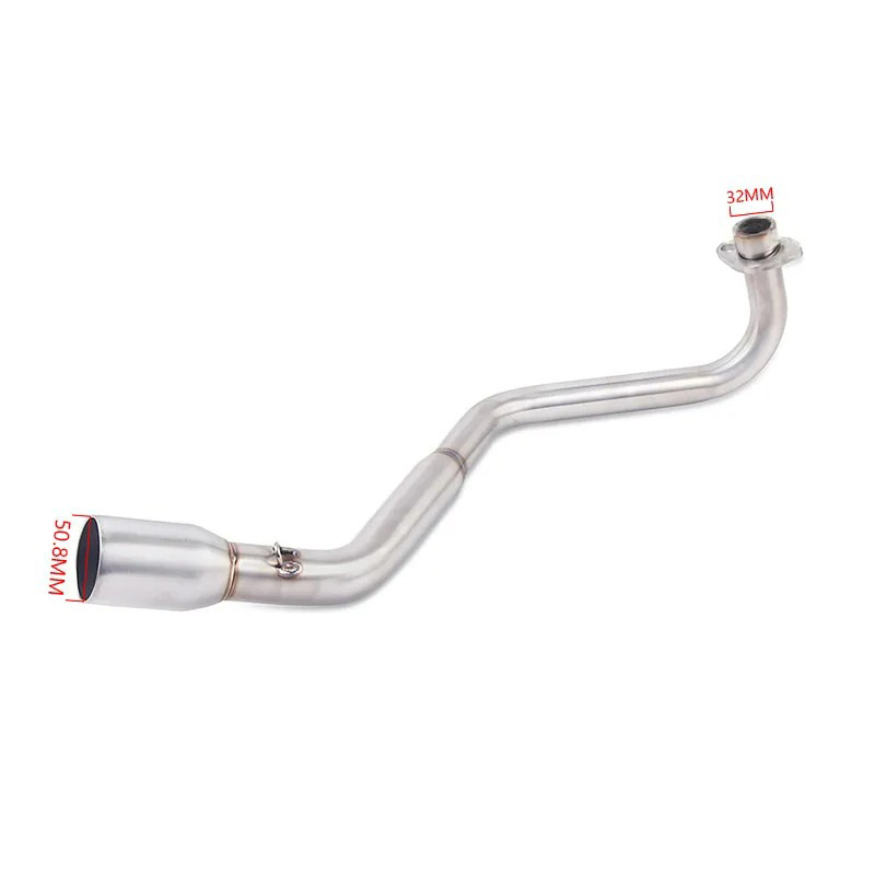 Motorcycle modified monkey exhaust pipe front section side row full section horizontal front section MSX125/125SF/M3