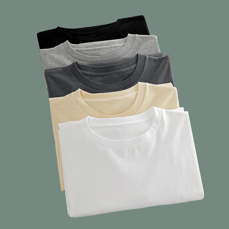 Solid color basic style: 2022 Autumn new collection, pure cotton soft and skin-friendly base, pure cotton long-sleeved T-shirt, trendy top for men pic 11