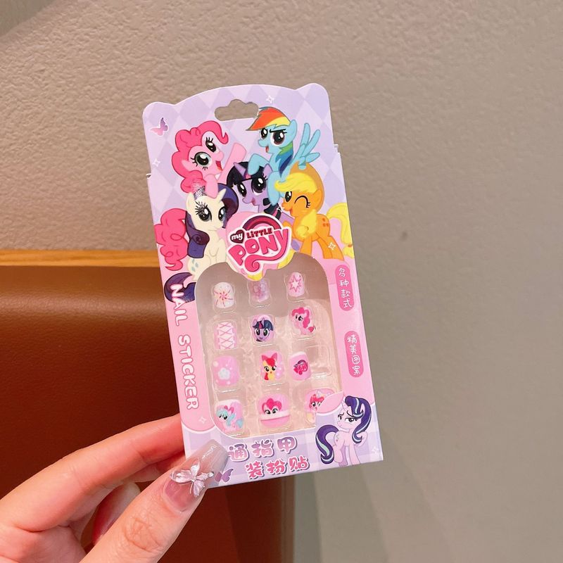 クロミ子供用ネイルステッカー女の子漫画ネイルアートステッカー取り外し可能な女の子ネイルステッカー甘くてかわいいウェアラブルネイル|undefined