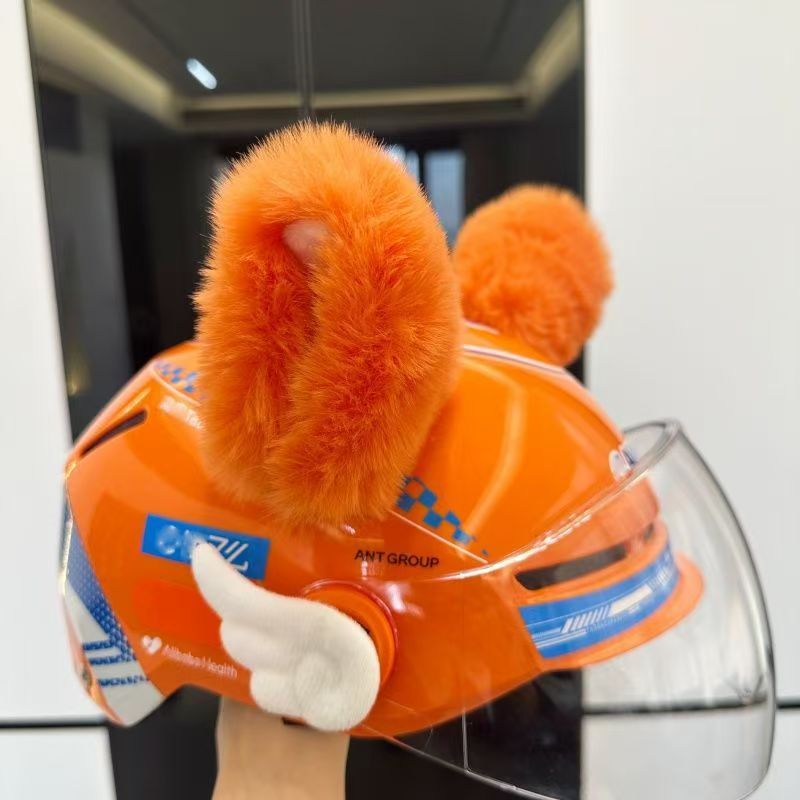 3D Cat and Rabbit Ears Cute Children's Accessories for Delivery Equipment, Motorcycle Full/Half Helmets, Ski and Electric Helmet Decoration