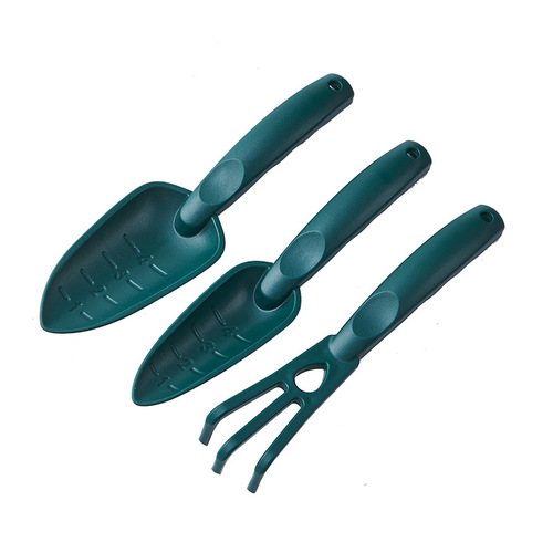 Large Garden Plant Pot Set of 3 Shovel, Rake, and Spade for Home Flower Planting Tools, Cactus Cultivation Tools