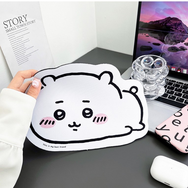 Creativa almohadilla de ratón simplista lindo juego de oficina almohadilla de ratón de forma especial almohadilla de ratón de diseño antideslizante almohadilla de dibujos animados almohadilla de ratón