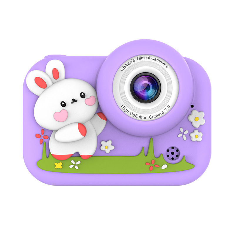 Nuevas cámaras infantiles transfronterizas pueden tomar fotos y grabar videos de silicona de alta definición cámara digital regalos de cumpleaños y navidad