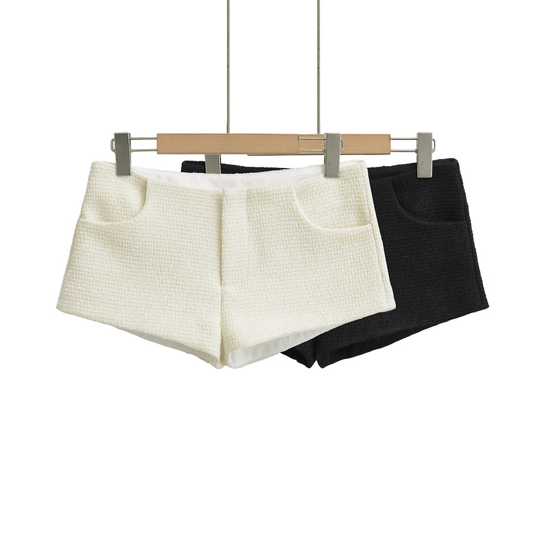 Long Leg Hot Girl Low Waist Shorts Women's 2025 New American Style Sexy Slim Fit Slimming Casual Straight A- line Hot Pants