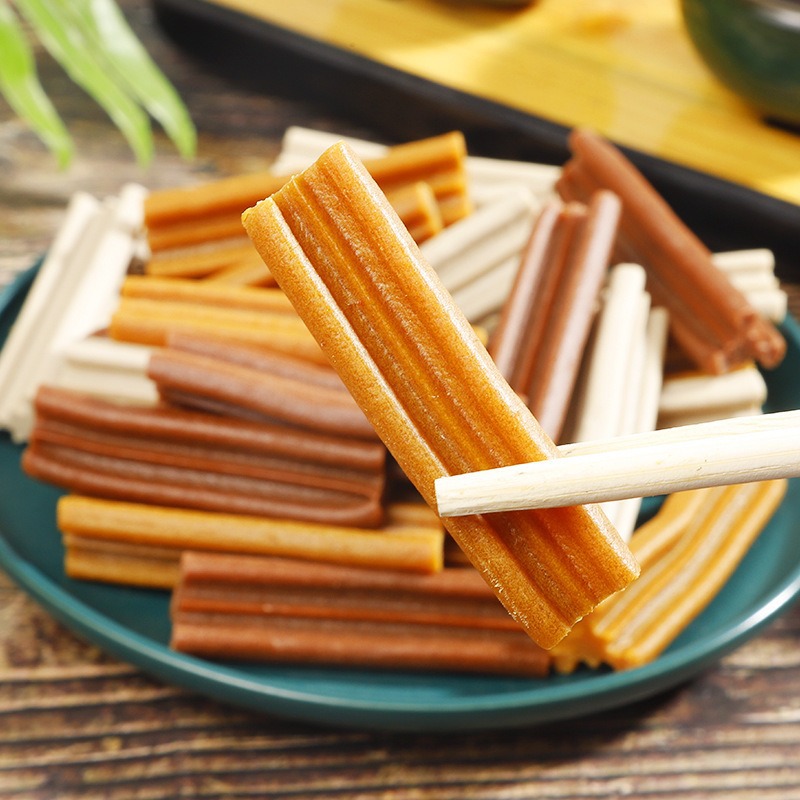 Yahe Dog Cleansing Bone enlatado de seis estrellas Cleansing Barra molar Barra de torsión de sabor mixto Comida para perros Hueso molar Bocadillos para mascotas