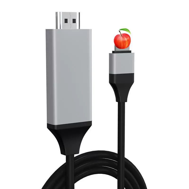Совместимо с кабелем Apple HD линии Lightning на HDMI, кабель Apple mobile phone на HDMI, вывод на одном экране