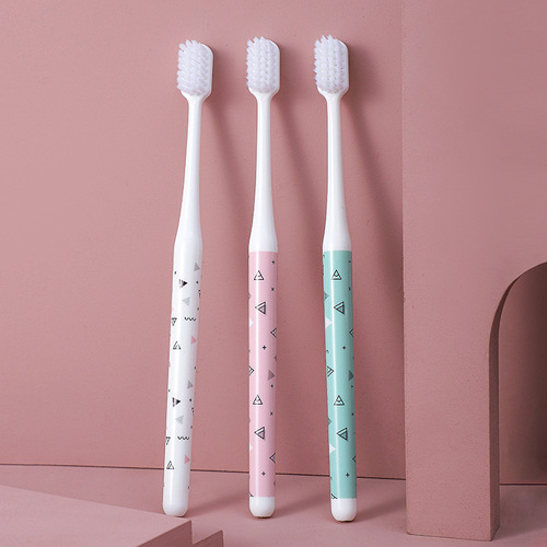 Soft-bristle toothbrush for oral cleaning for adults, ladies, men and couples, household medium-bristle ultra-fine small head, high-end wholesale
