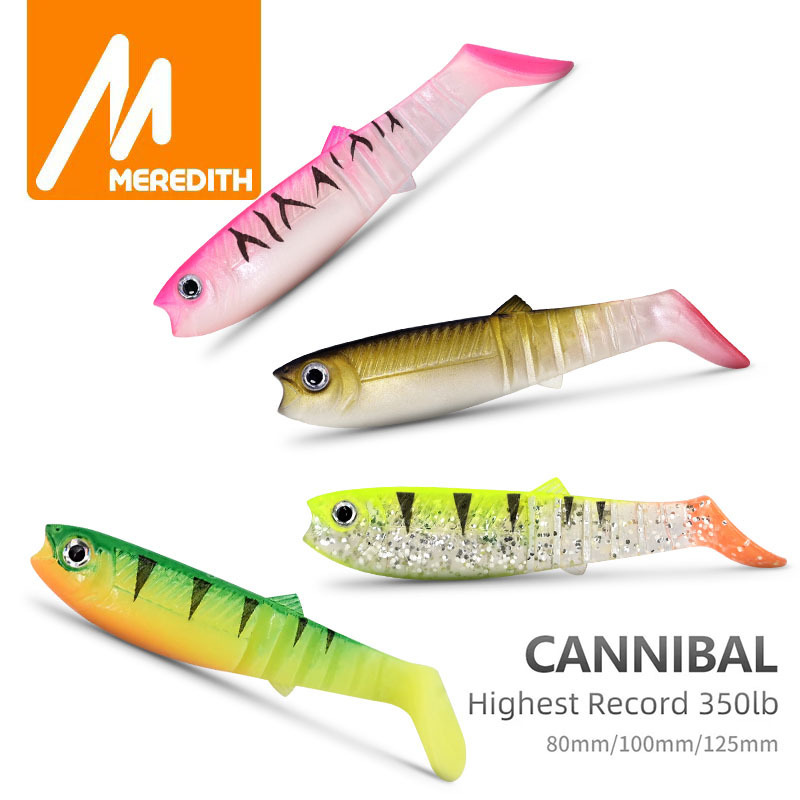Cross-Border Hot-Selling Multi-Section T-Tail Simulation Lure Soft Bait Spanish Magic Bait Lure Soft Bait Fake Bait Black Pit Biomimetic Bait