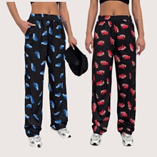 G 18156 Digital Print Sleep Pants ӡ��˯�� ����ѷ�羳ŷ����