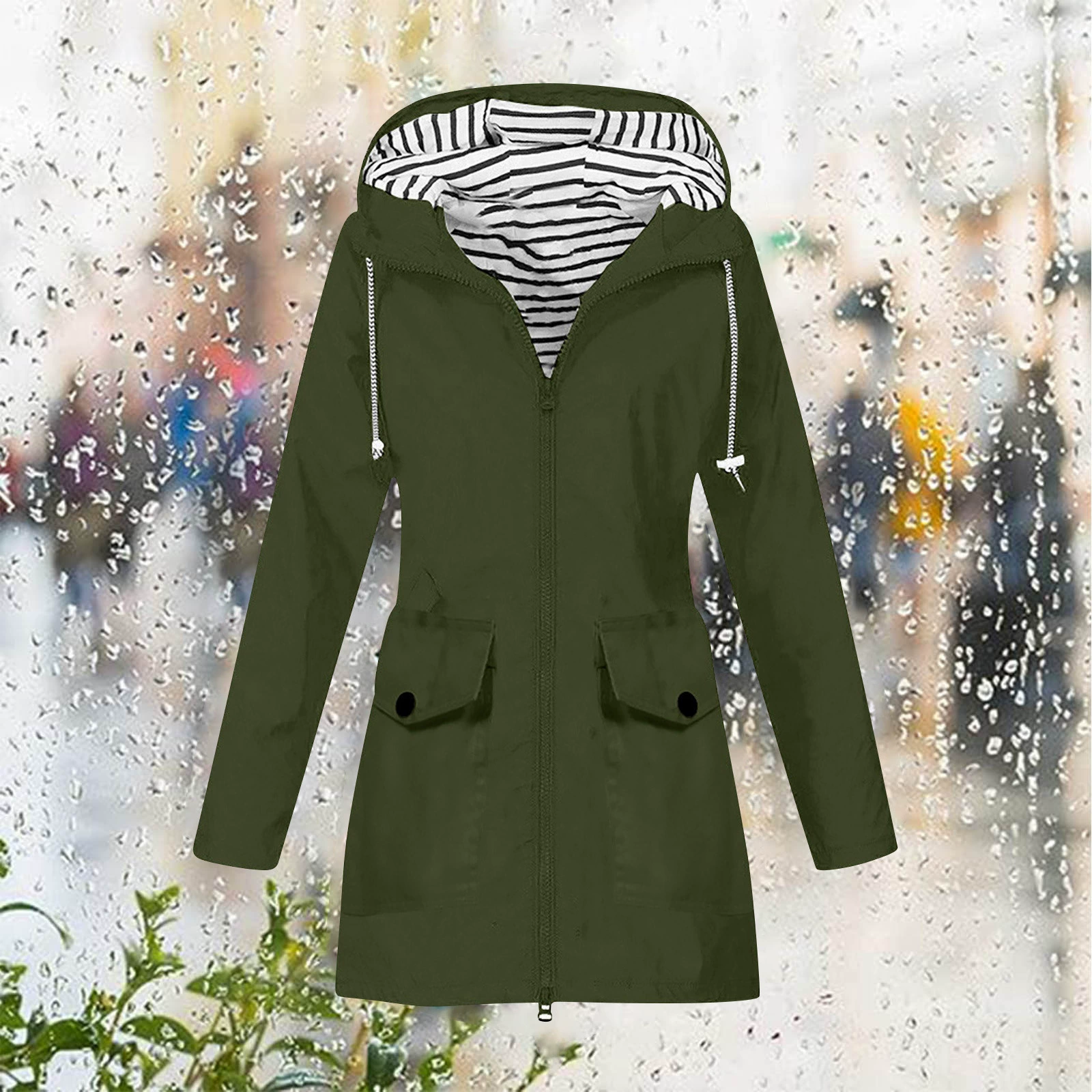 (Cross-border trading), demi-season jacket, travel waterproof trench coat outside climbing, Amazon