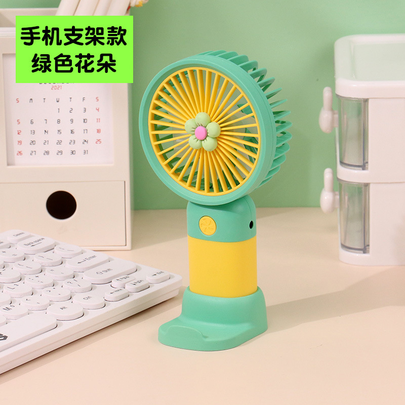 2025 新しいハンドヘルド小型ファン学生ギフト漫画かわいいポータブルデスクトップミニ USB 充電式ファン|undefined