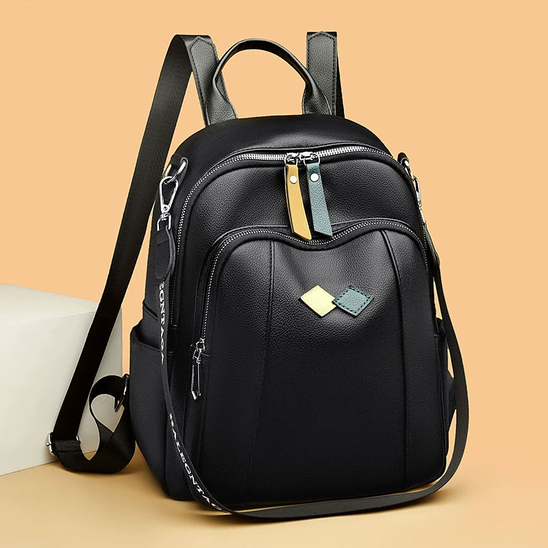 Capacious backpack, one-shoulder bag, fresh shoulder bag, 2023 collection, Korean style