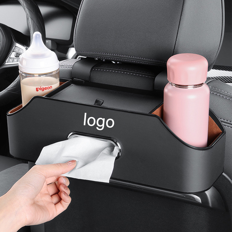 Asiento de coche trasero gancho caja de almacenamiento multifuncional caja de almacenamiento trasero asiento de sundries caja de almacenamiento caja