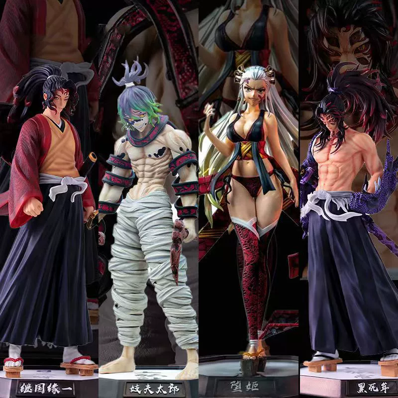 Похоже на наборы фигурок по аниме Demon Slayer GK Black Death Mu Proudo Taro Fallen Hitomi Tomoi Nori, украшения