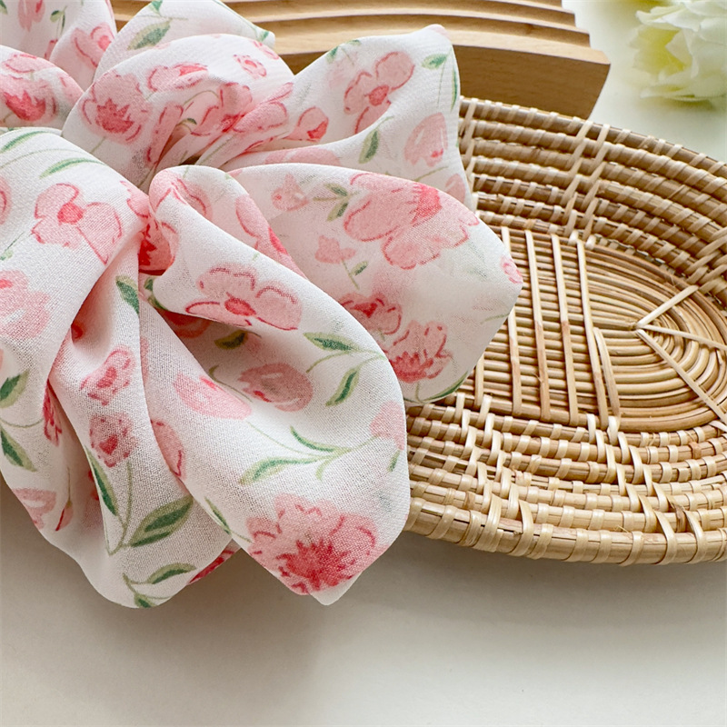 Sweet Flower Cloth Hair Tie 1 Piece display picture 1