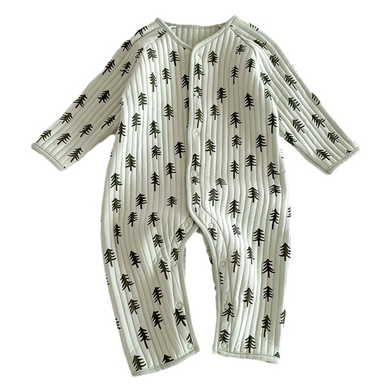 Bebé acolchado mono recién nacido Ropa clase un invierno cálido Bebé Ropa Estilo nórdico niños mono