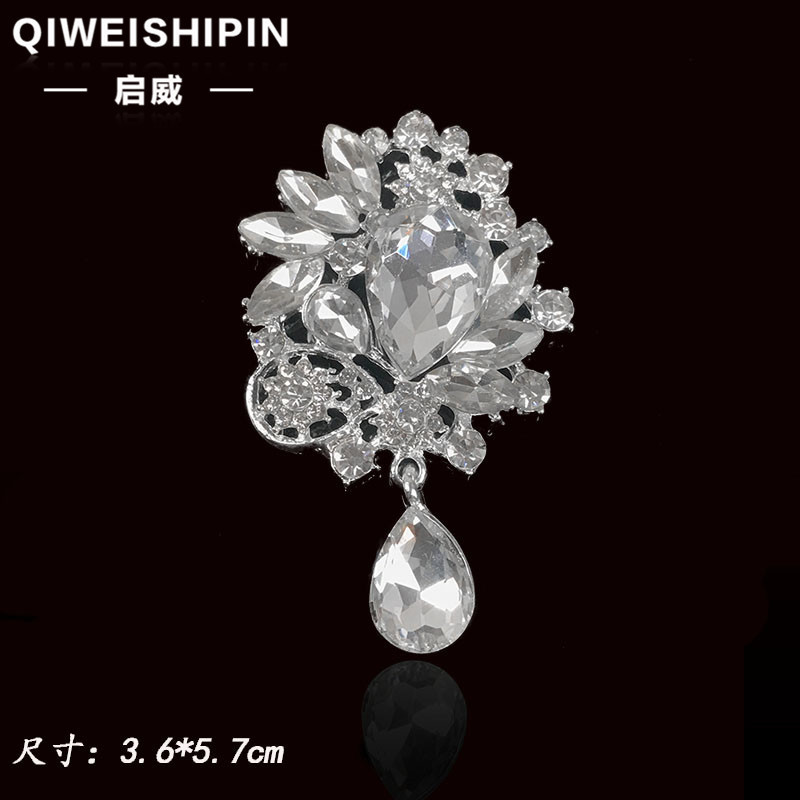 Qiwai 新しいクリエイティブ diy ダイヤモンドパールフラワー太陽神花宝石ペンダント蝶ネクタイアクセサリー合金アクセサリー|undefined