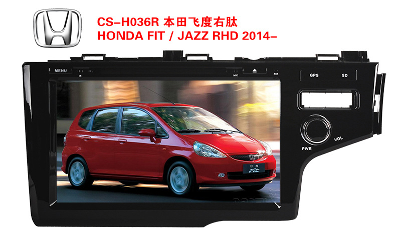 Car Audio Smart Navigation Car GPS Android Navigation for Fit/JAZZ 2014