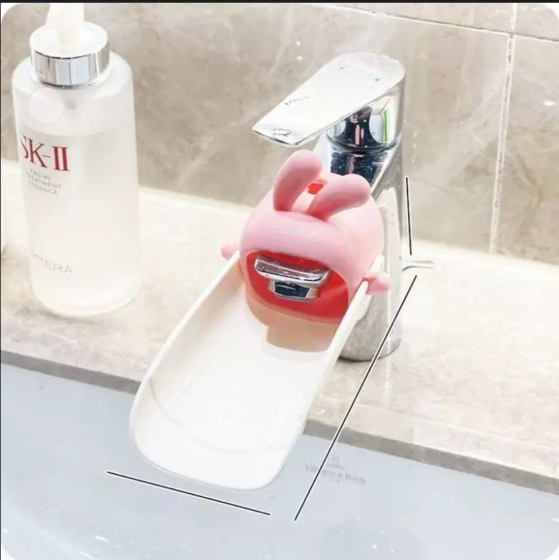 Cute rabbit, cartoon hygienic faucet extender