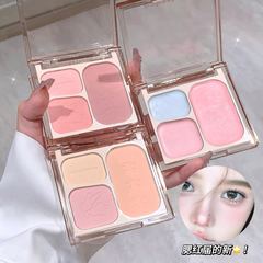 Kakashow蝶結びシリーズ三色頬紅膨張収縮色マット自然修容アイシャドー一体盤女